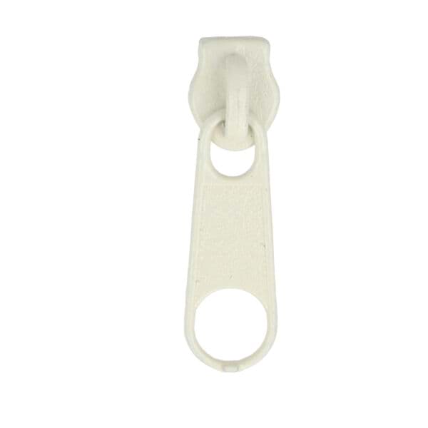 Picture of slider for zipper with 3mm rail, color: cream - 10 pieces