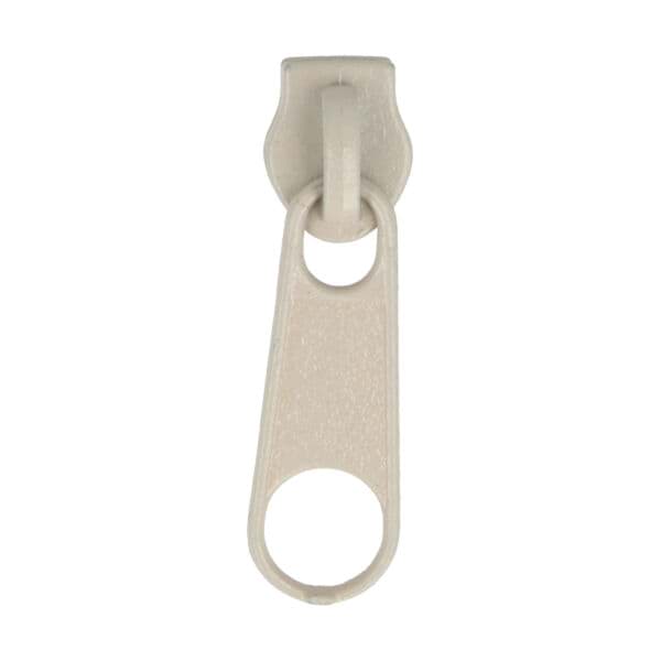 Picture of slider for zipper with 3mm rail, color: nature - 10 pieces