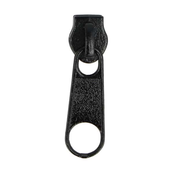 Picture of slider for zipper with 3mm rail, color: black - 10 pieces