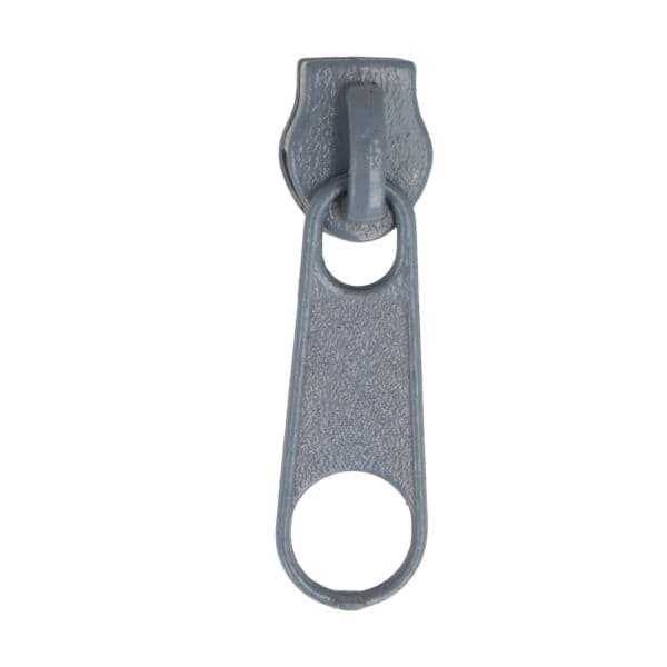 Picture of Slider for slide fastener with 5mm rail, color: gray - 10 pieces