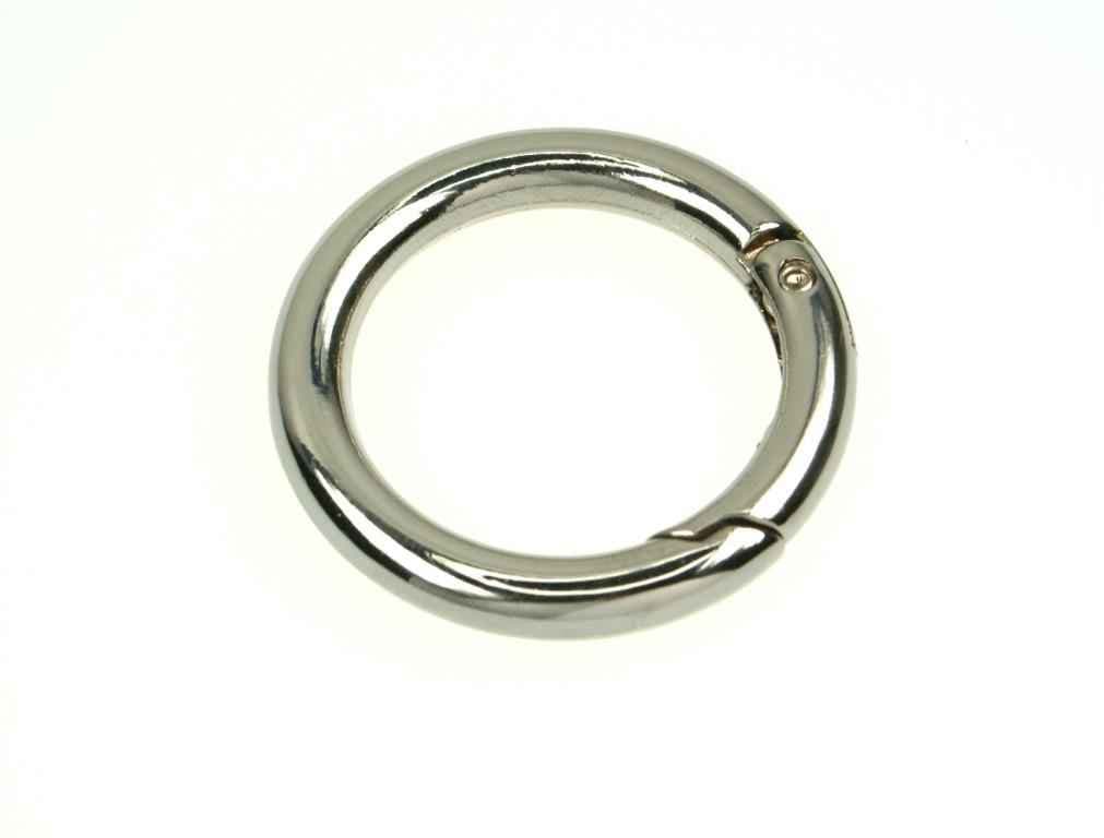 Picture of 32mm toroidal ring (inner measurement) made of zinc die-casting - with spring lock - 10 pieces
