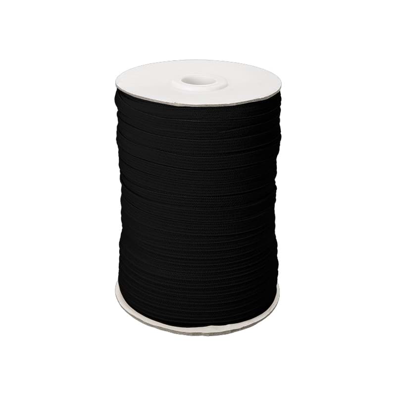Picture of 7mm elastic webbing - colour: black - 100m roll
