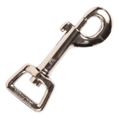 Picture of metal snap hook - 6,6cm long - for 20mm webbing - 1 piece
