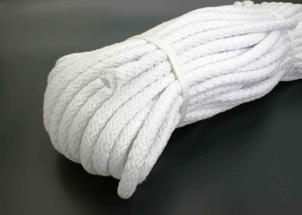Picture of 25m cotton cord / BW cord - 10mm thick - colour: white