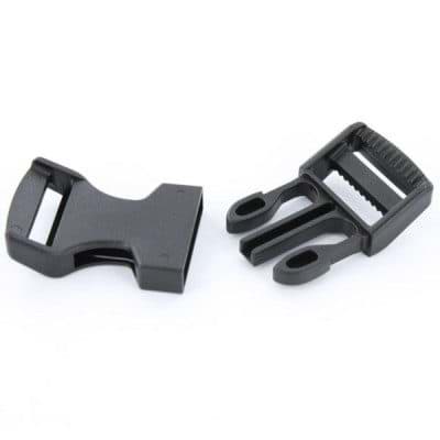 Picture of Gebogene Steckschließer - 10mm Durchlass - einseitig regulierbar - 50 Stück