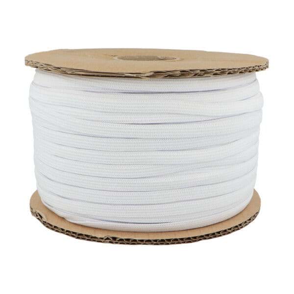 Picture of 7mm breites Gummiband - weiß - 150m Spule