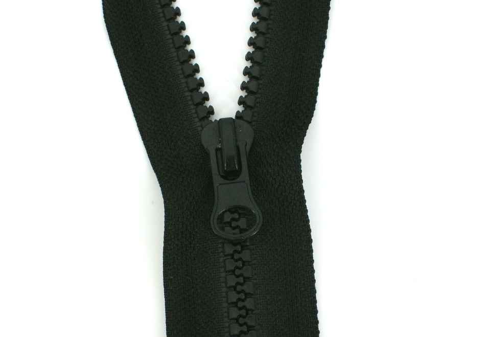 slider for 5mm profile zippers, color: black - 10 pieces