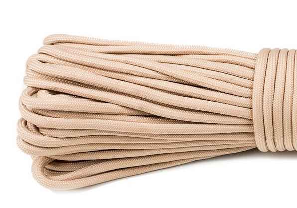 Paracord 550 Typ III - tan / sand - 10 meter