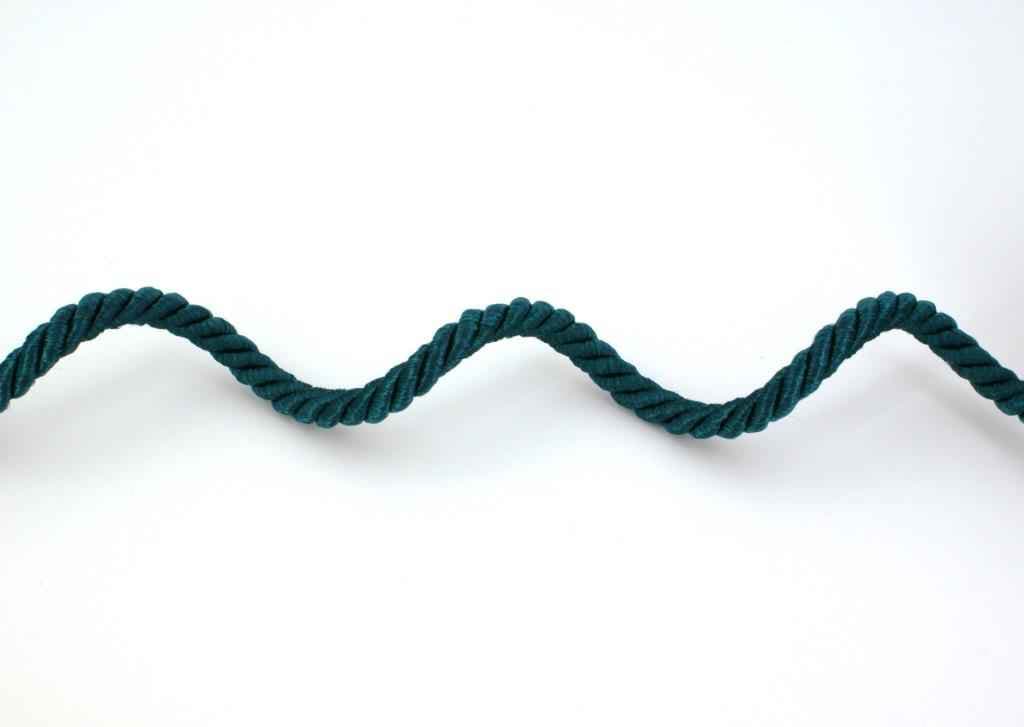 7mm cord twisted - color: fir green - 1m