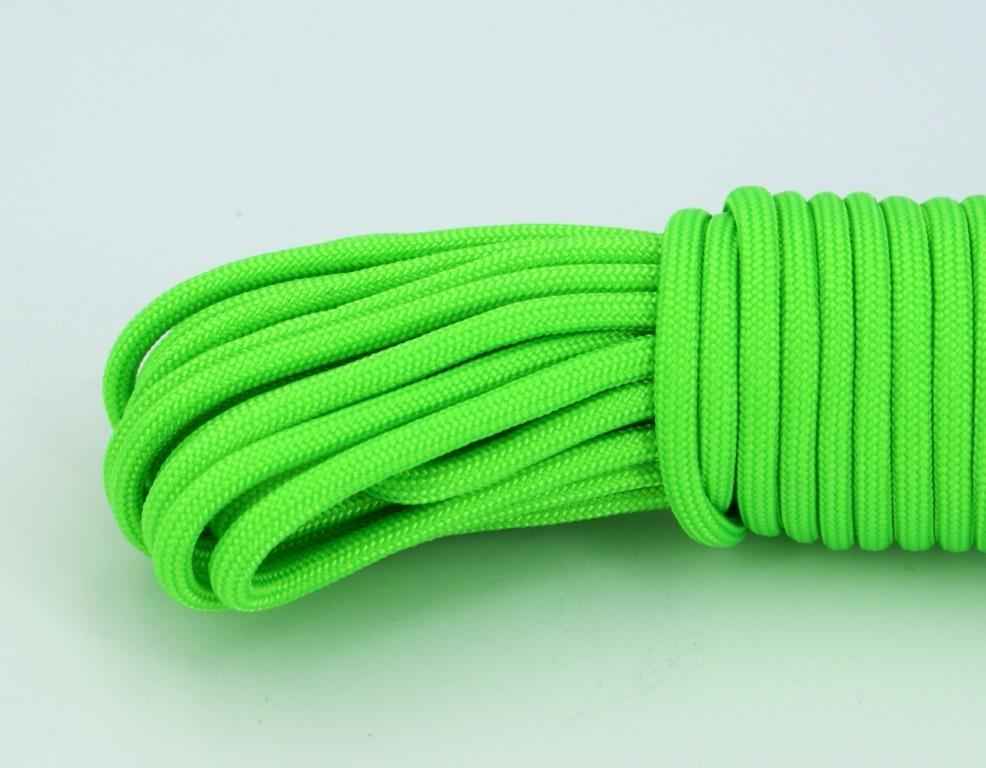 Paracord 550 Typ III - neon green 017 - 10 meter