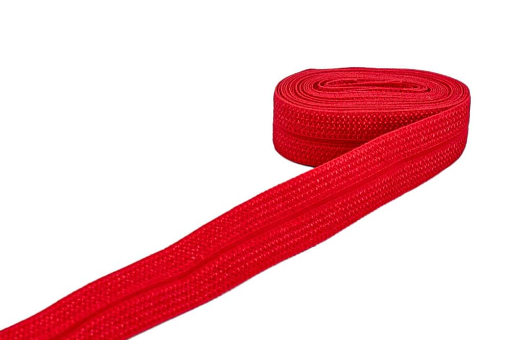3m Elastisches Schrägband - Polyamid - 20mm breit - rot
