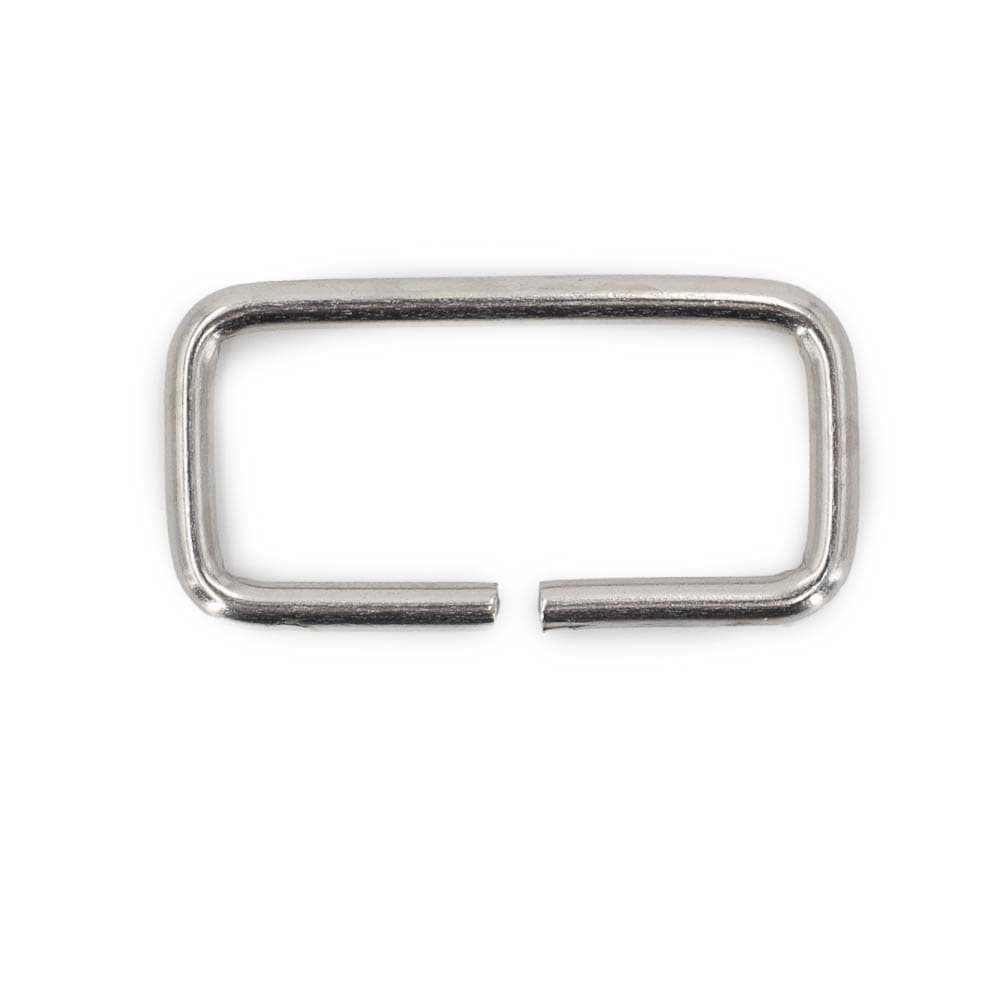 Vierkantring - Stahl - 40mm Durchlass - 17mm Höhe - ungeschweisst / offen - 50 Stück