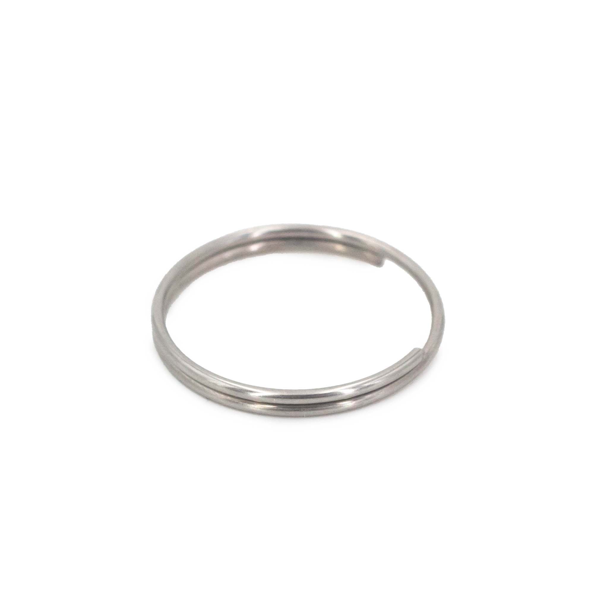 30mm Schlüsselring aus Edelstahl - 27mm Innen - 100 Stück