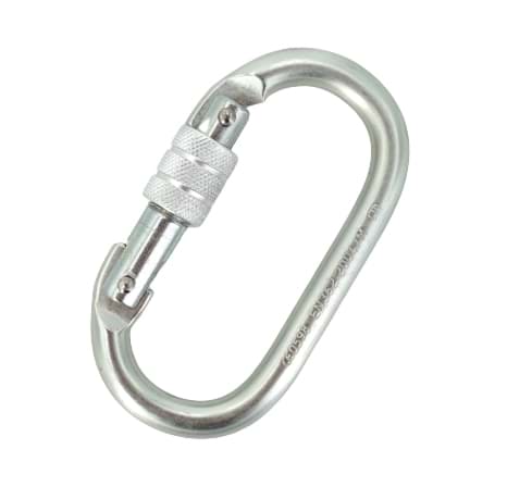 Sicherheitskarabiner - 10,6cm lang - Bruchlast 25kN - 1 Stück