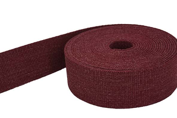 Picture of 5m Gürtelband / Taschenband - 40mm breit - Bordeaux melange