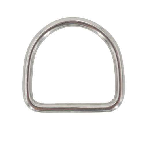 D-Ring aus V4A Edelstahl - 40 x 37 x  6mm - 1 Stück