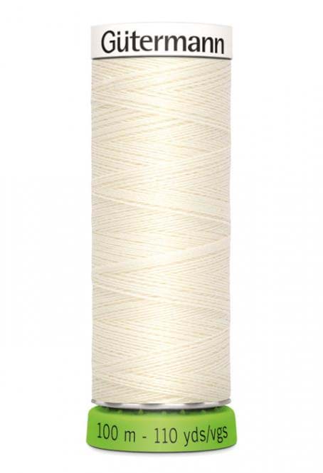 Gütermann Garn - Allesnäher rPET 100m  - Farbe: creme 01