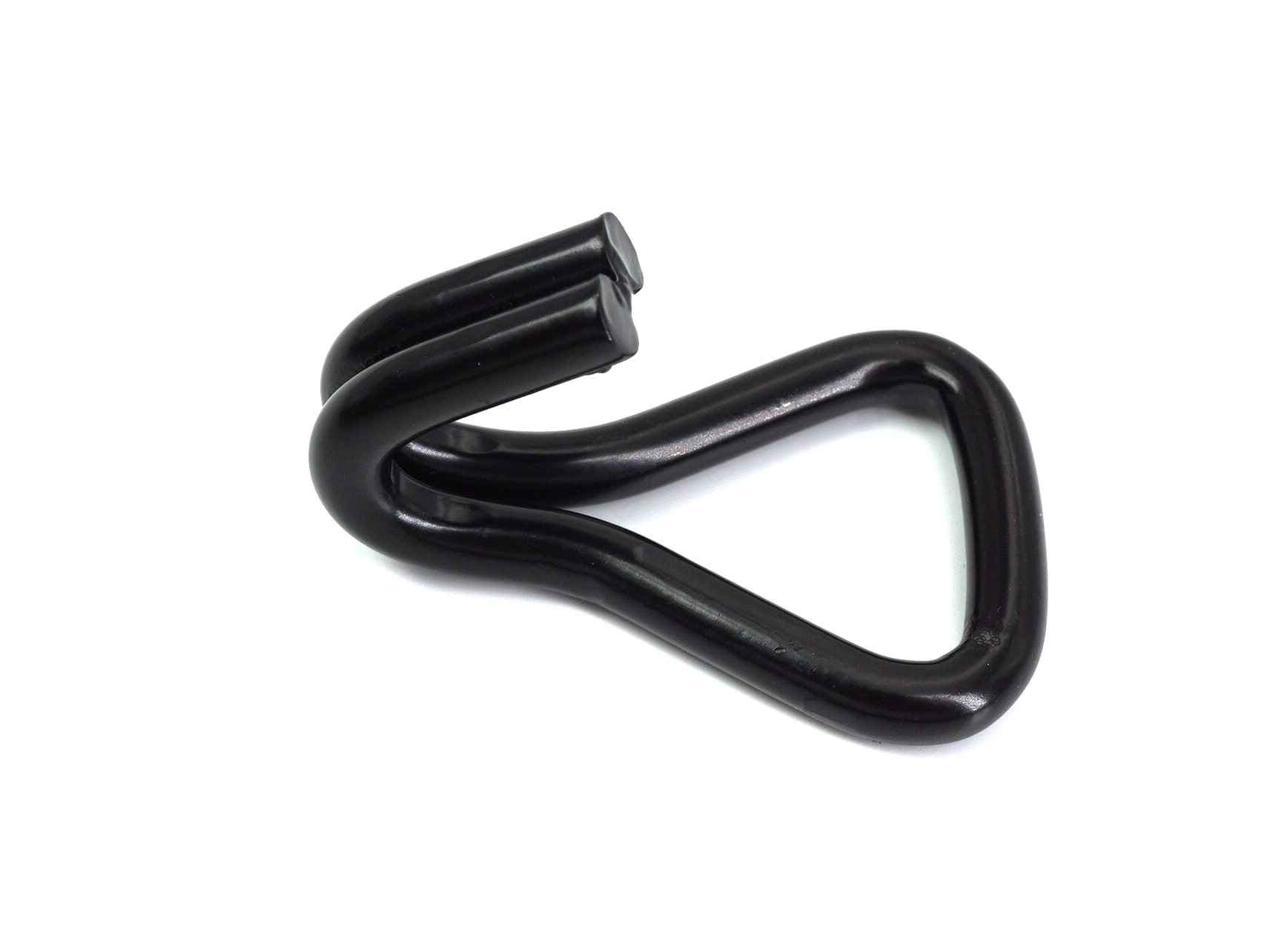 Drahthaken - 25mm Durchlass - schwarz - Bruchlast 1.000 daN - 10 Stück