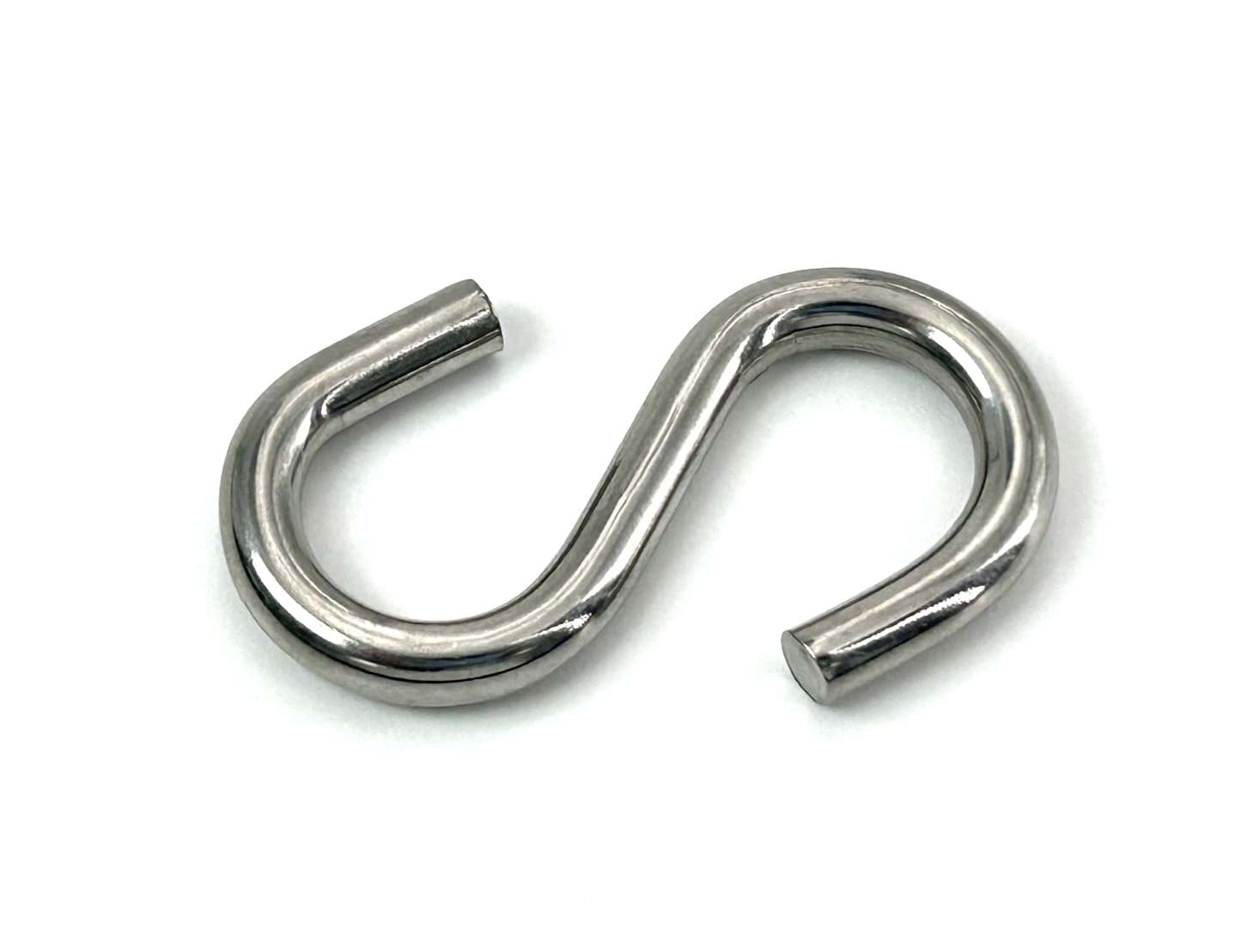 S-Haken V4A Edelstahl - symmetrisch - 50x5mm - 10 Stück