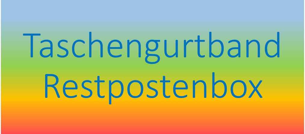 Picture of Restpostenbox Taschenband - Farbe: Ocker dunkel - 40mm breit - 50m