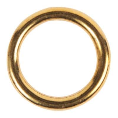 25mm toroidal ring (inner measurement) made of 5mm thick brass - 1 piece