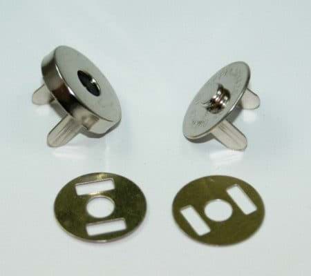 Picture of magnetic lock / magnetic closure 14mm - round - 100 pieces