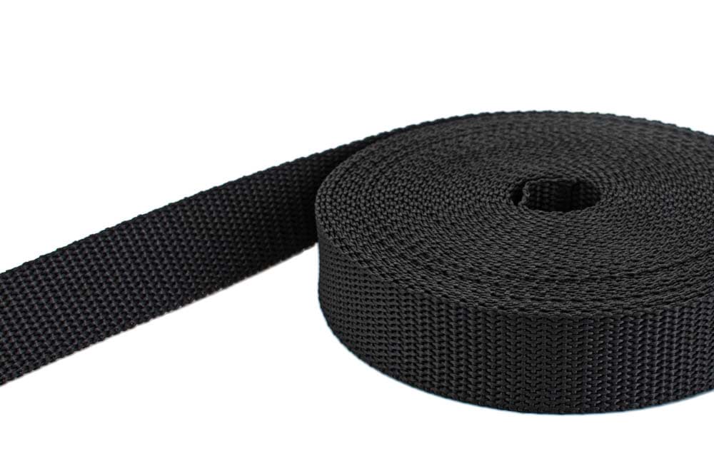 4m PP Gurtband - 20mm breit - 1,4mm stark - graphit (UV)