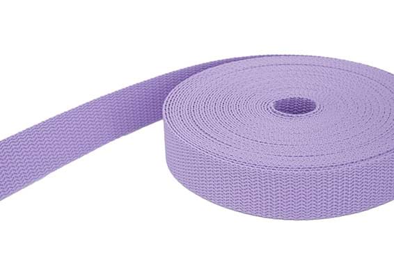 4m PP Gurtband - 20mm breit - 1,4mm stark - flieder (UV)