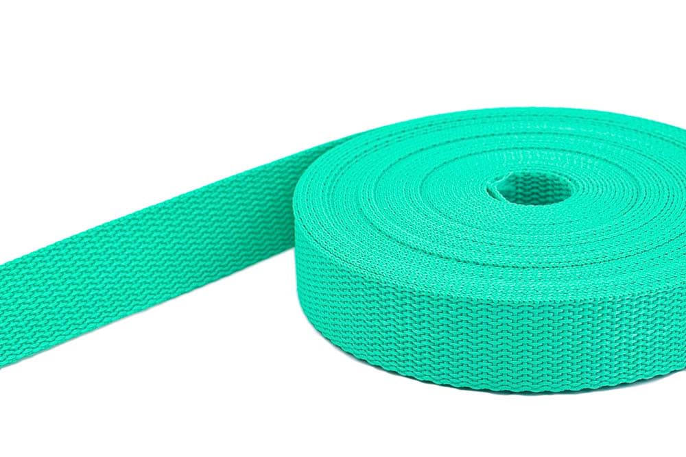 4m PP Gurtband - 20mm breit - 1,4mm stark - minze (UV)