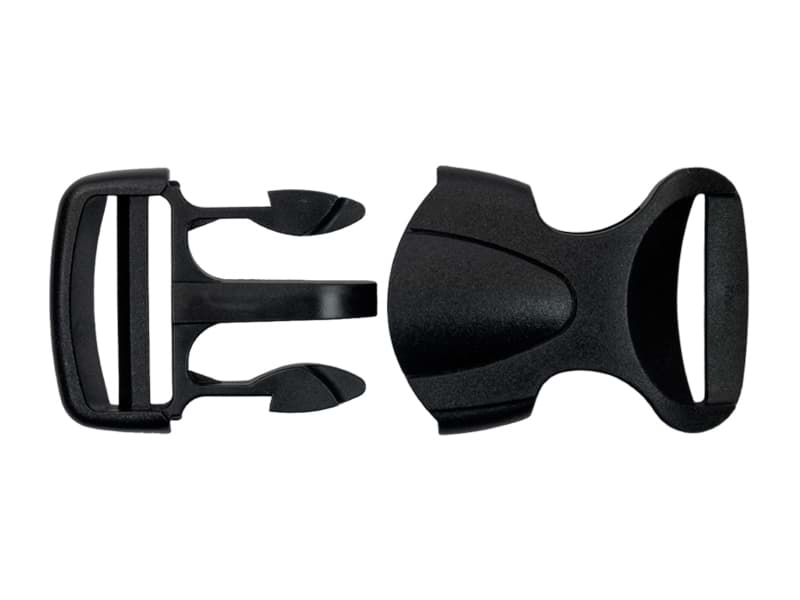 Picture of 10 buckles made of plastic - model BP 64 - for 40mm wide webbing