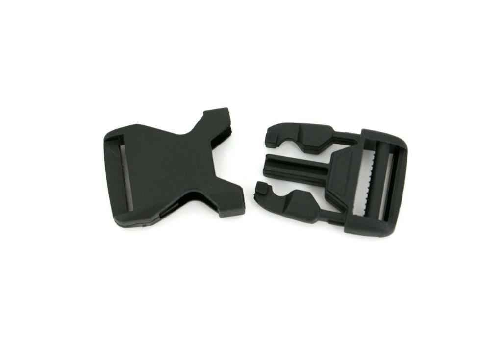 Picture of 10 buckles for 20mm wide webbing - 5,6cm long - adjustable from one side