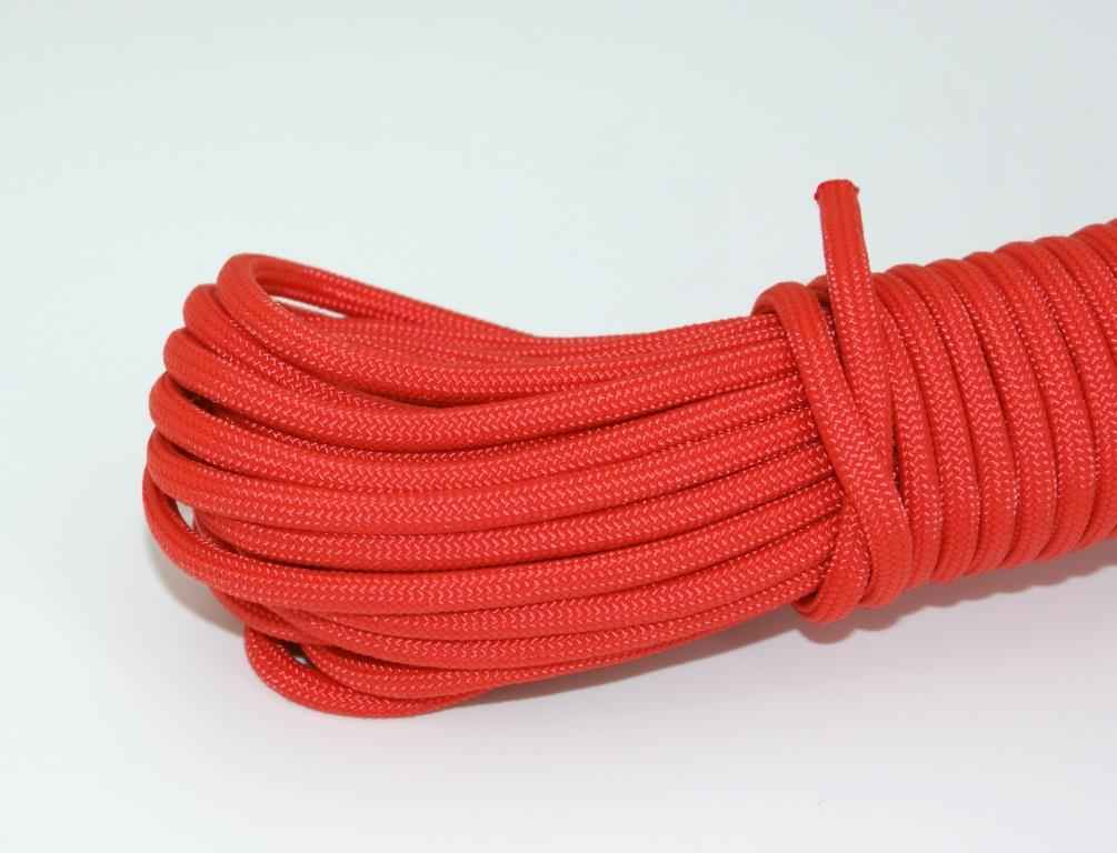 Picture of Paracord 550 Typ III - red - 10 meter