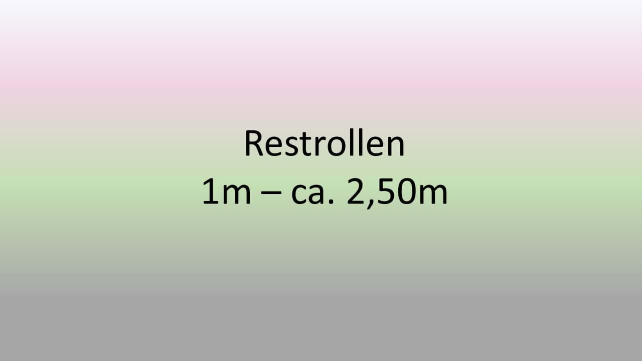 Restpostenbox Gummiband 40mm breit, 1,4mm dick, 6 verschiedene Farben - 11m