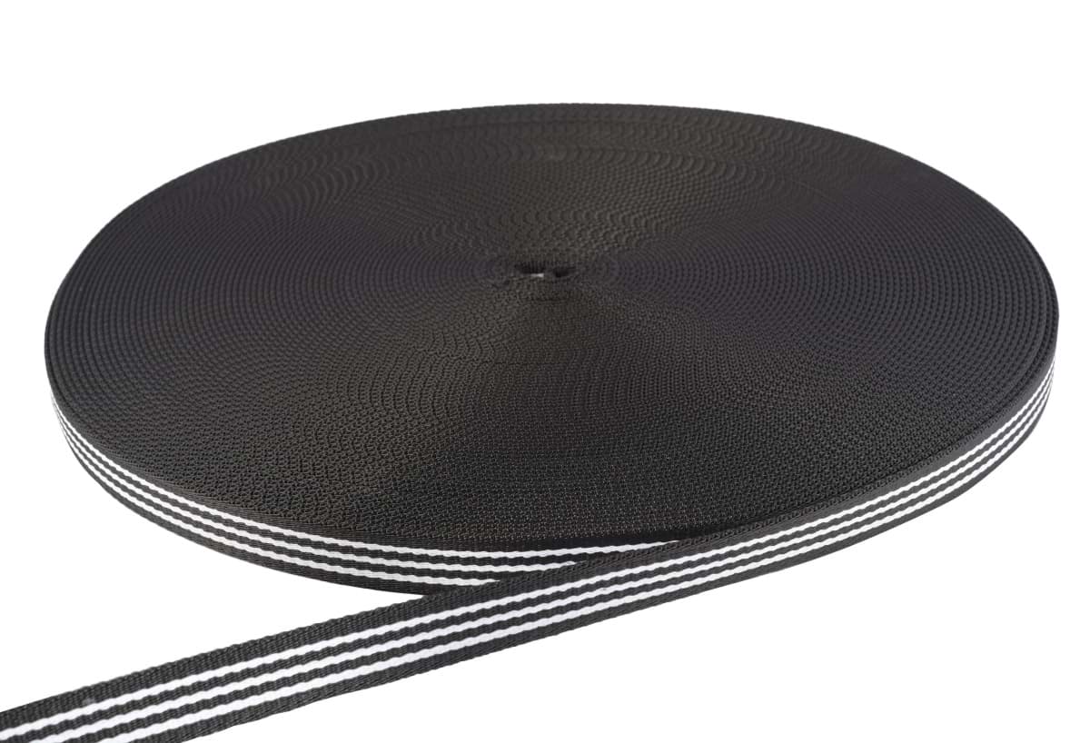 Picture of 50m PP webbing - 25mm width - 2mm thick - brown (UV)