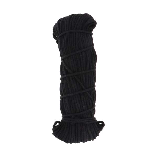 Picture of 50m cotton cord / BW cord - 3mm thick - color: black
