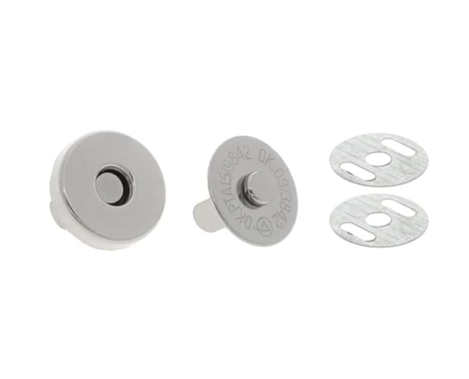 Picture of magnetic lock / magnetic closure 14mm - round - 200 pieces