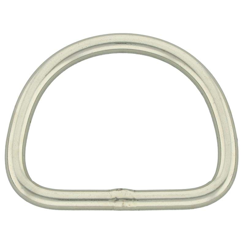 D-ring made of stainless steel, 50x42mm inner measurement - 10 pieces
