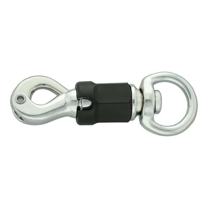 Twistlock panic hook with rotatable round swirl - zinc die-casting