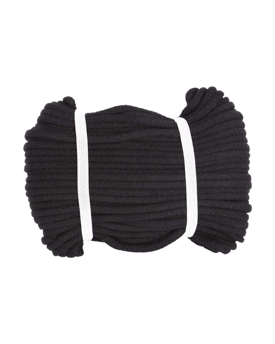 50m cotton cord / BW cord - 8mm thick - color: black