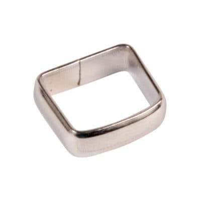 Webbing loop made of steel, for 10mm wide webbing - 10 pieces