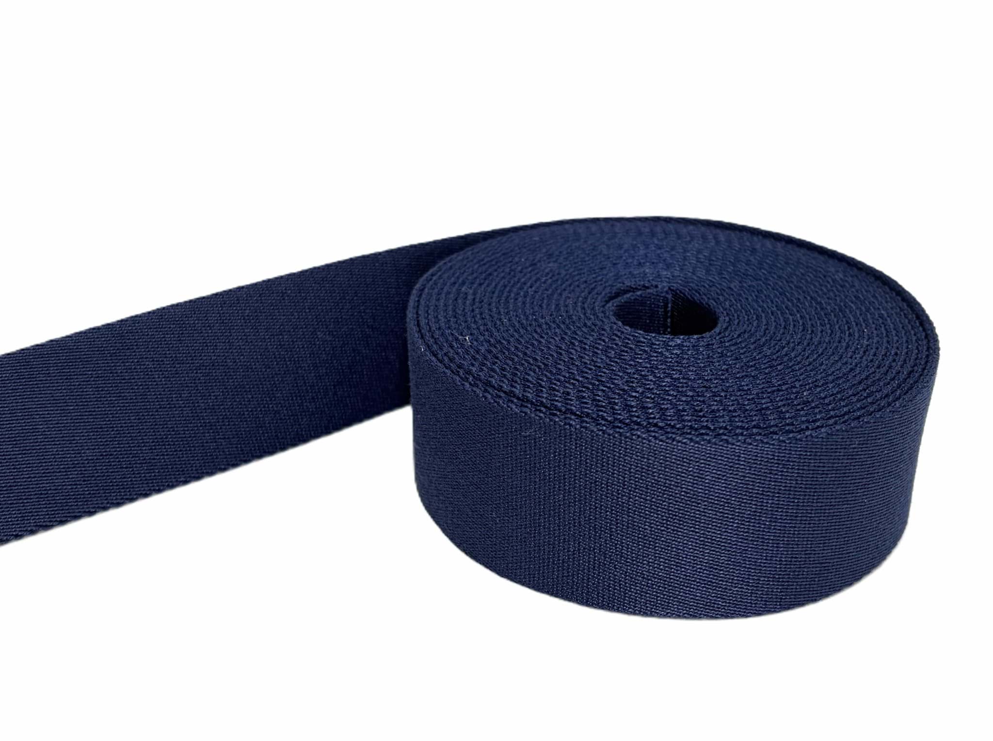 1m belt strap / bags webbing - color: navy blue - 40mm wide