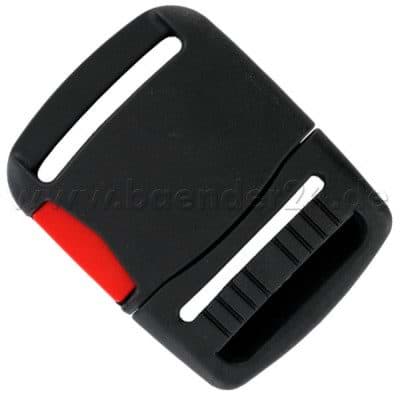 SS 40 buckle by ITW Nexus, loading capacity up to 165kg - for 40mm wide webbing - 1 piece