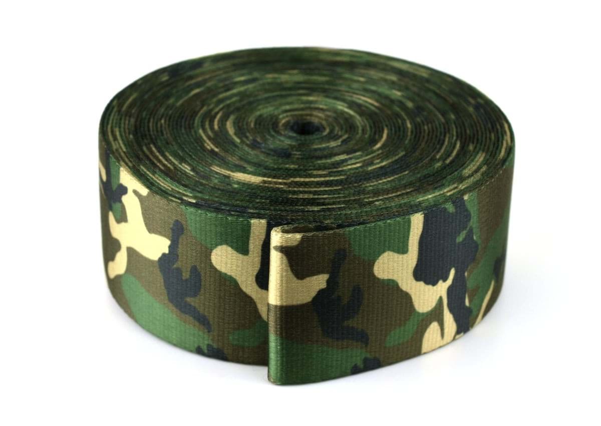 1m Taschenband / Gurtband - 49mm breit - Tarnfleck