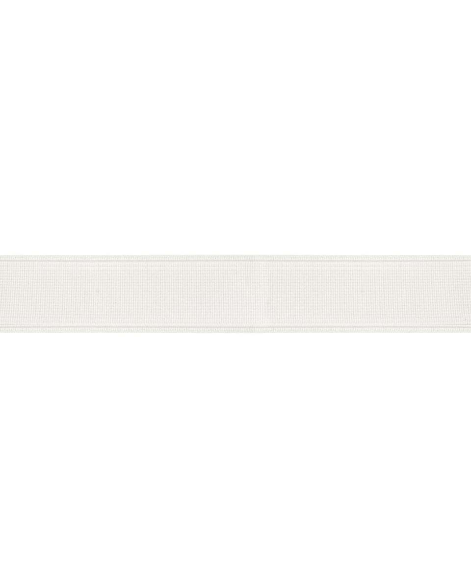 30mm wide elastic webbing / shoe elastic 1,3mm thick - 25m roll - color: white, Picture 2