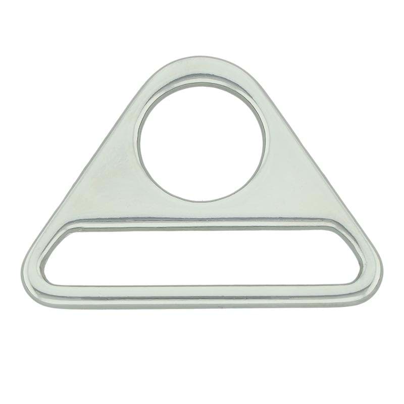 triangle made of metal - chrome-plated - 40mm wide - 10 pieces