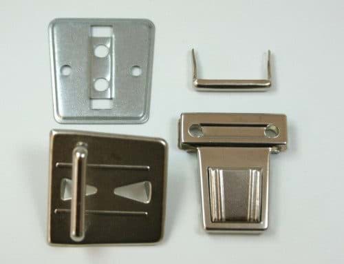 metal briefcase lock - 3,5cm wide - 10 pieces, Picture 2