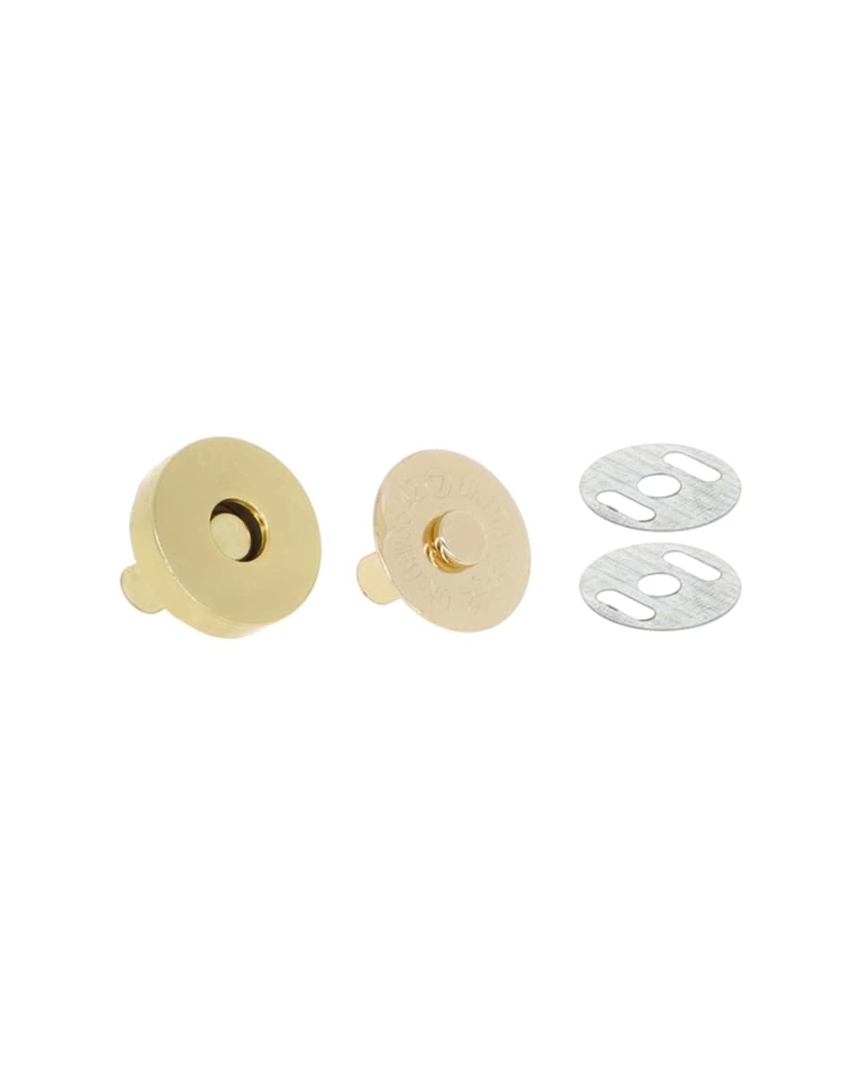 magnetic lock / magnetic closure 18mm - golden - 10 piece