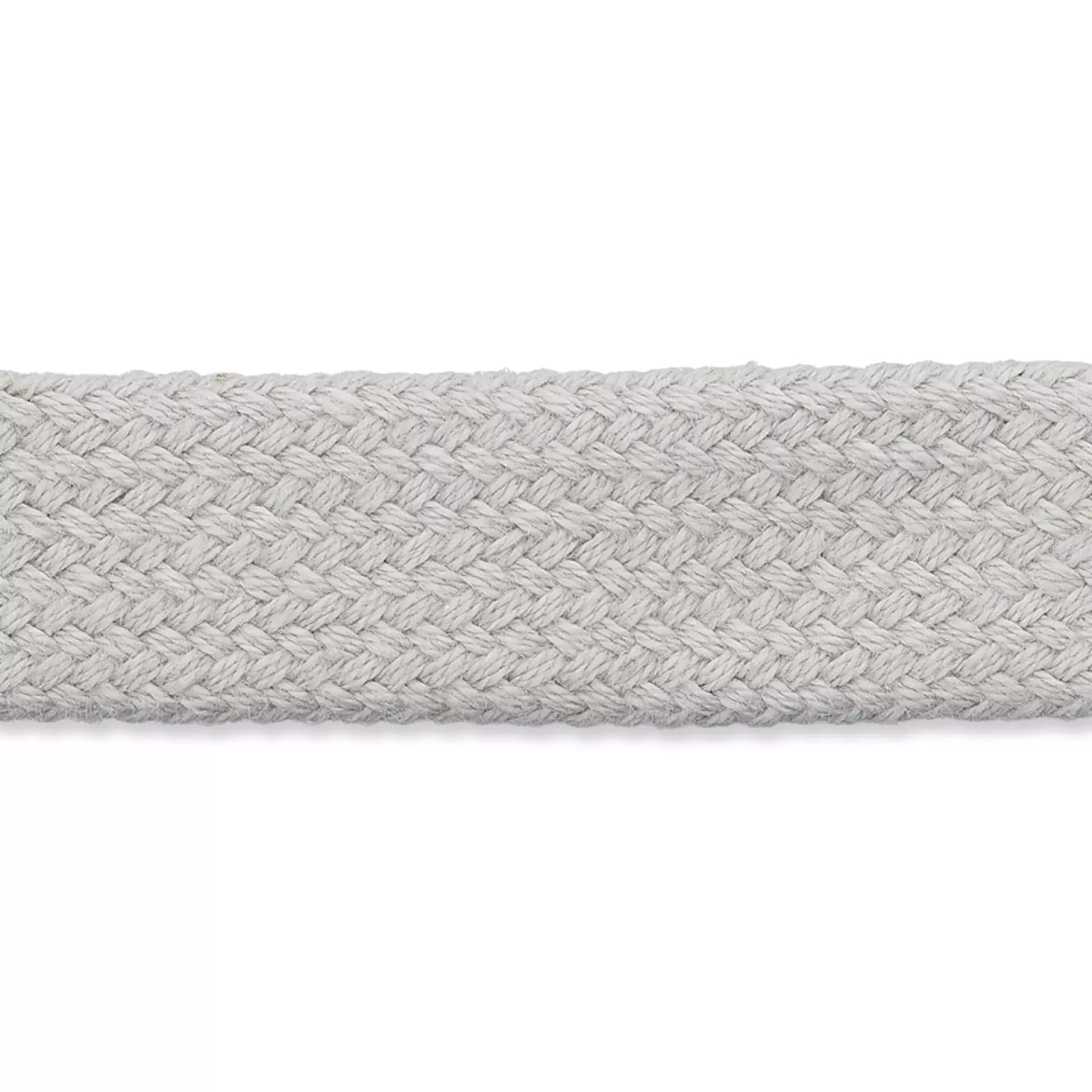 3m flat cord made of cotton - 15mm wide - color: taupe