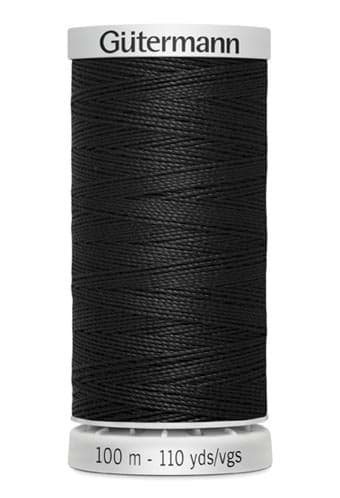 Gütermann threads - extra thick 100m coil - color: black 000