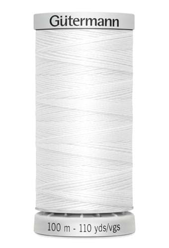 Gütermann threads - extra thick 100m coil - color: white 800